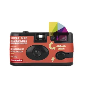 Lomography Simple Use Resusable Camera with LomoChrome Metropolis Film