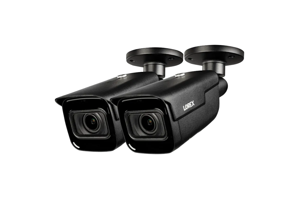 Lorex 4K IP Wired Bullet Security Camera with Motorized Varifocal Lens and Real-Time 30FPS Recording