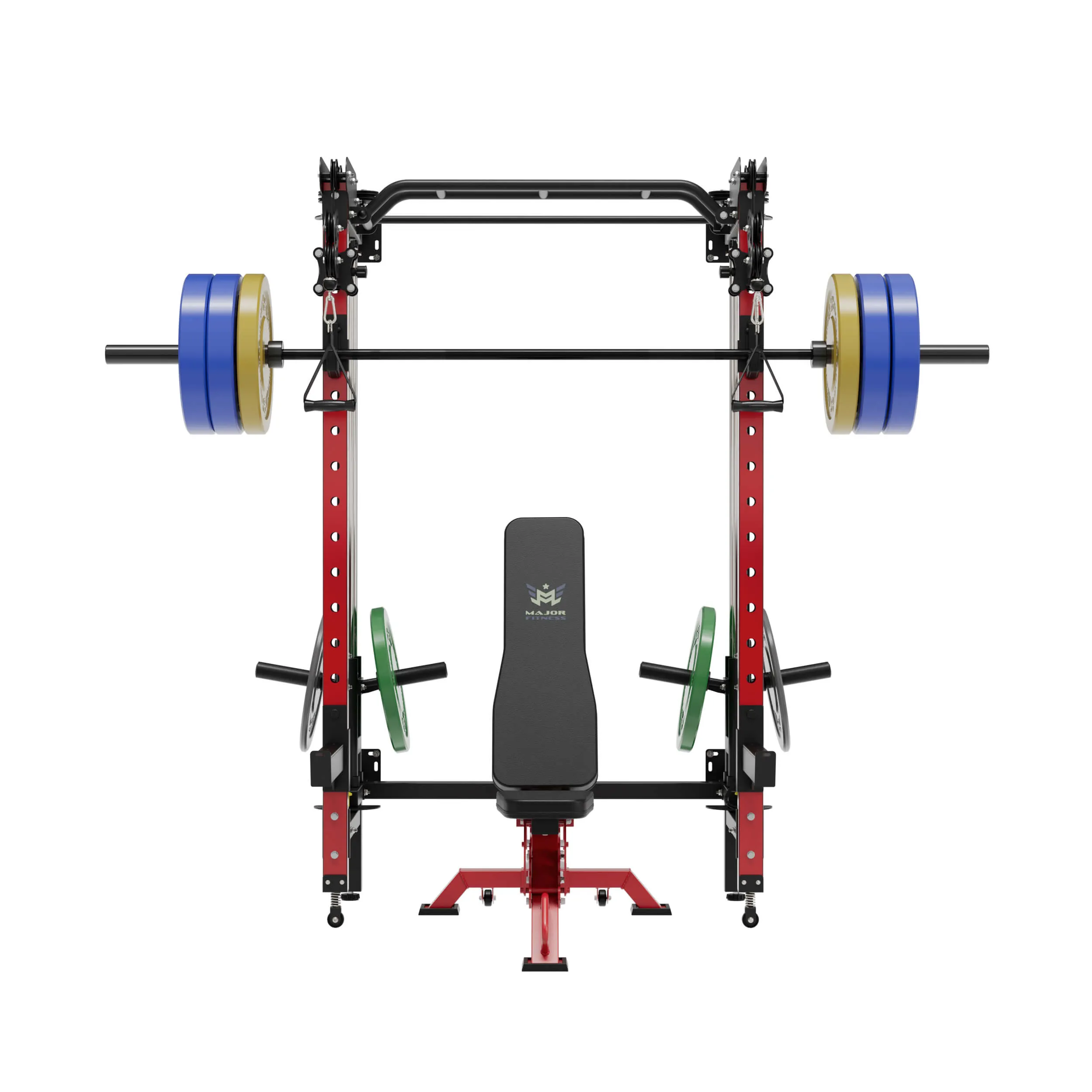 MAJOR FITNESS All-In-One Home Gym Folding Power Rack Lightning F35