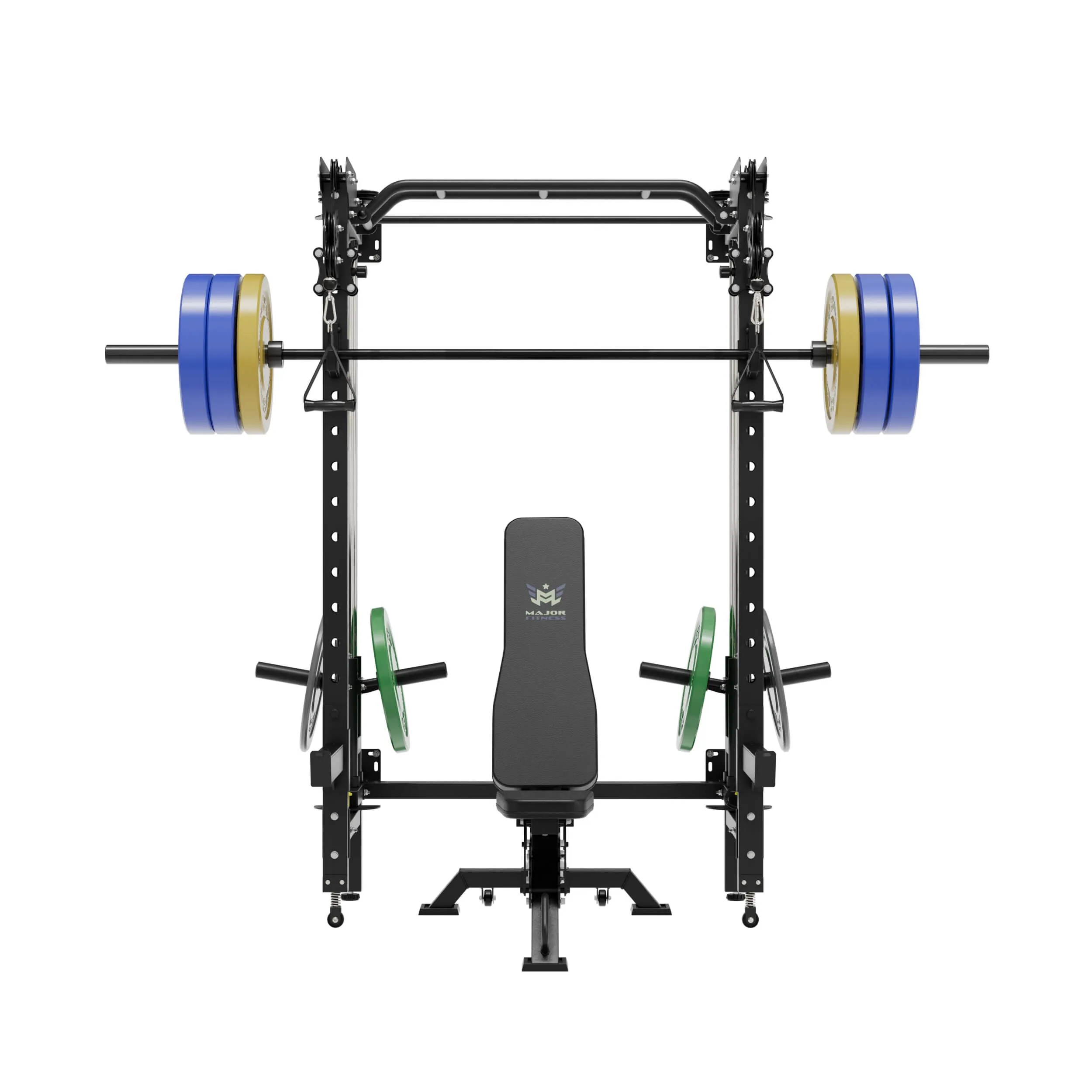 MAJOR FITNESS All-In-One Home Gym Folding Power Rack Lightning F35