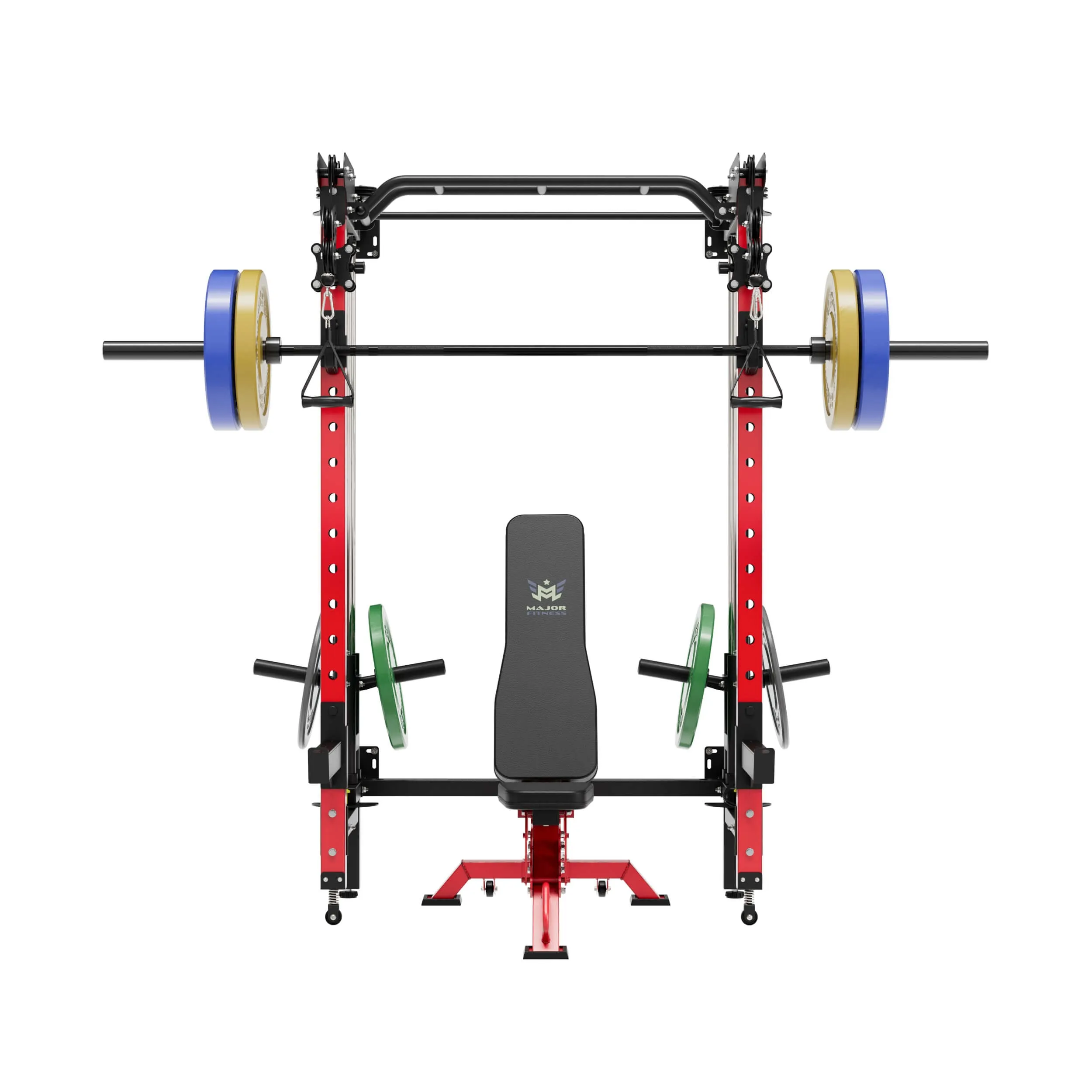 MAJOR FITNESS All-In-One Home Gym Folding Power Rack Lightning F35