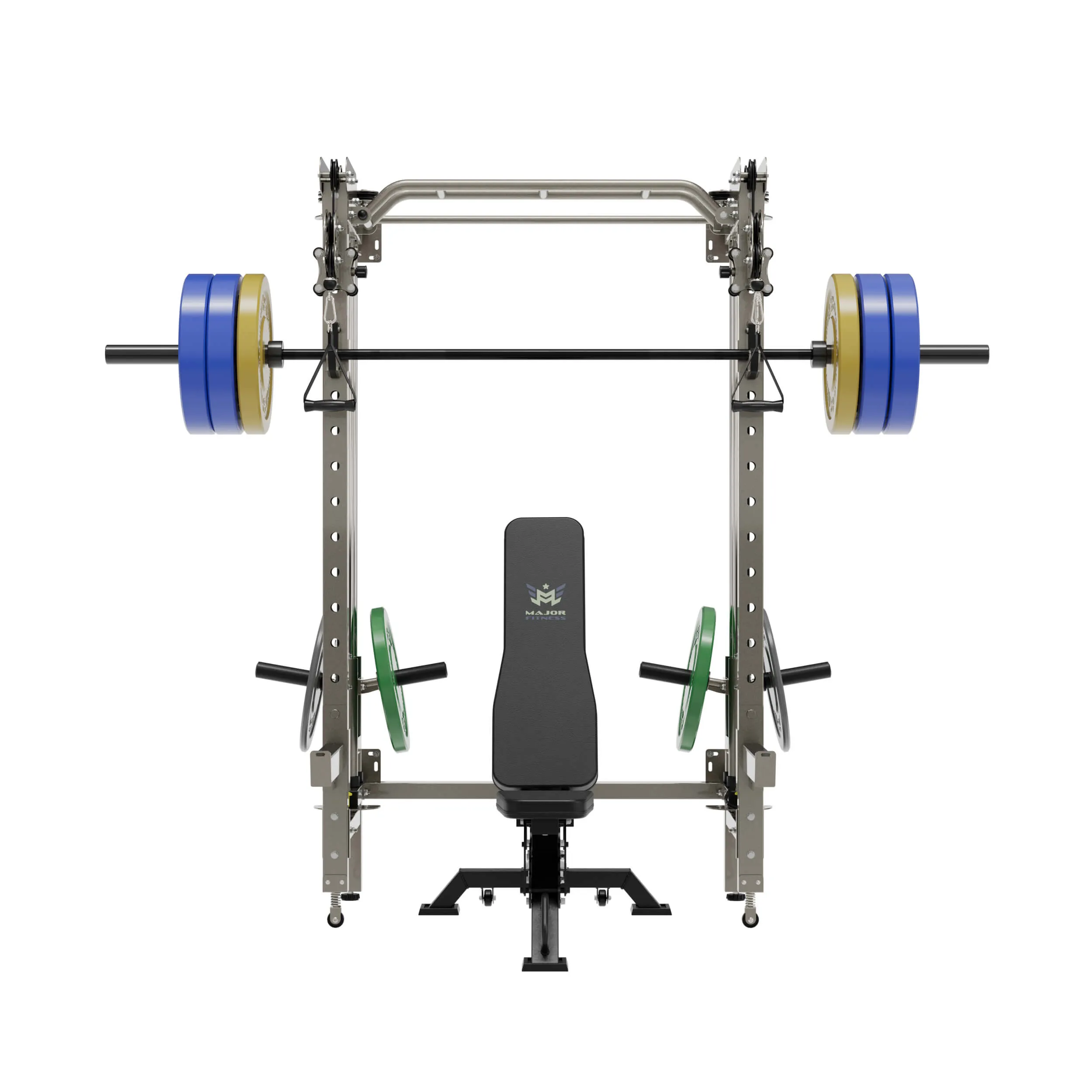 MAJOR FITNESS All-In-One Home Gym Folding Power Rack Lightning F35