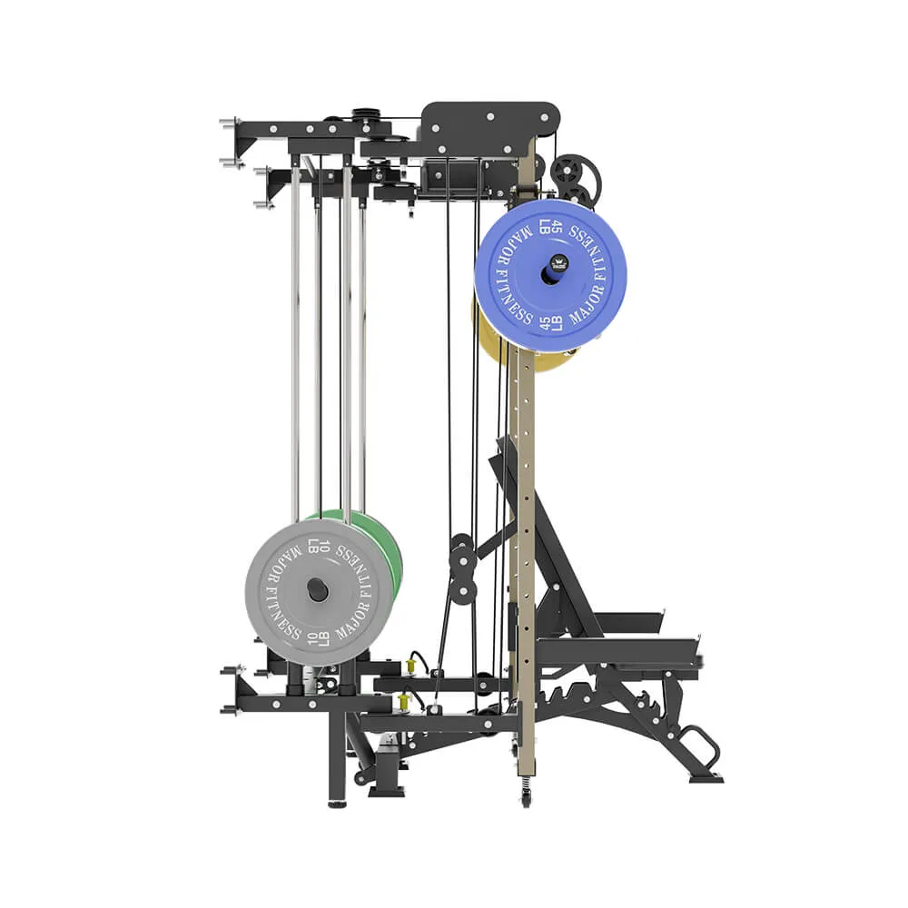 MAJOR FITNESS All-In-One Home Gym Folding Power Rack Lightning F35