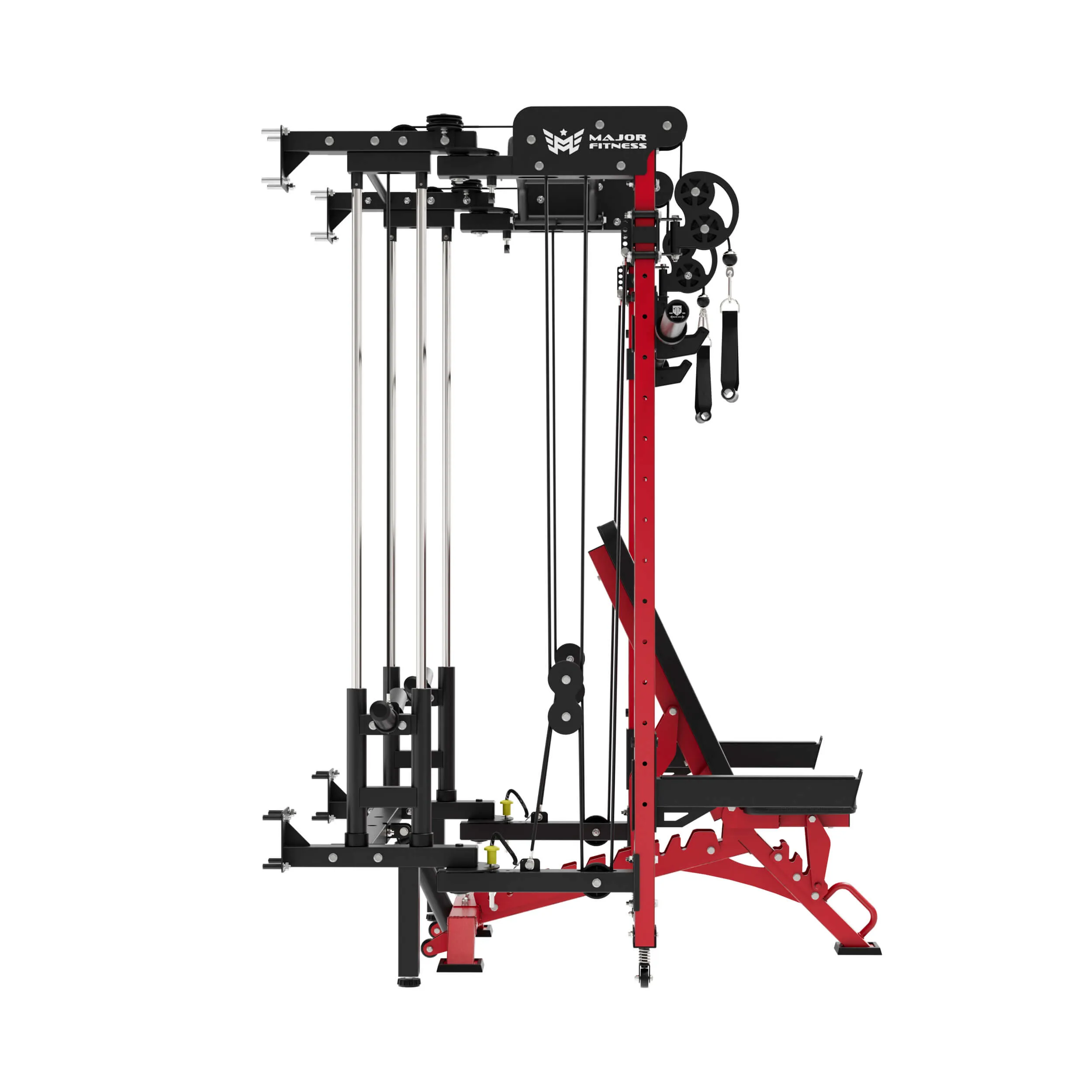 MAJOR FITNESS All-In-One Home Gym Folding Power Rack Lightning F35