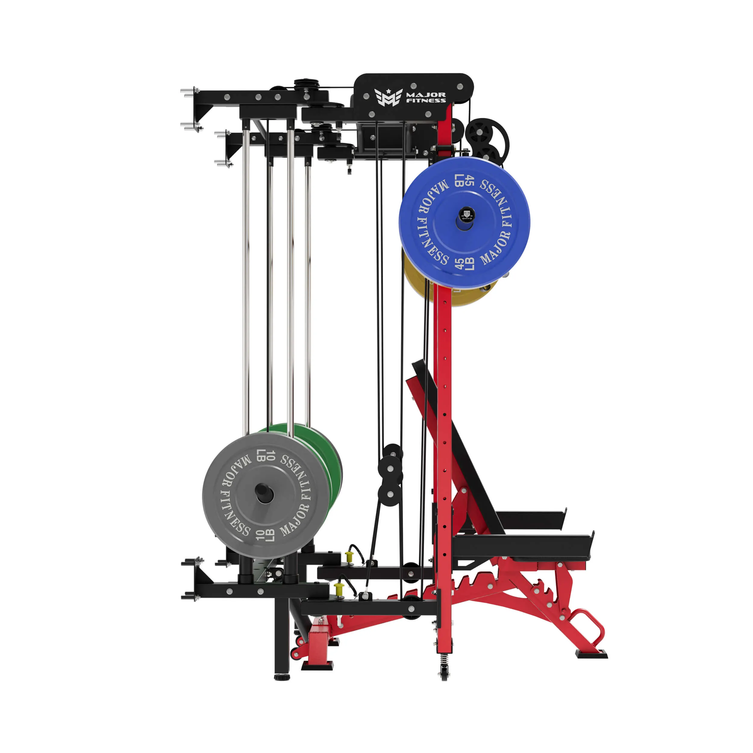 MAJOR FITNESS All-In-One Home Gym Folding Power Rack Lightning F35