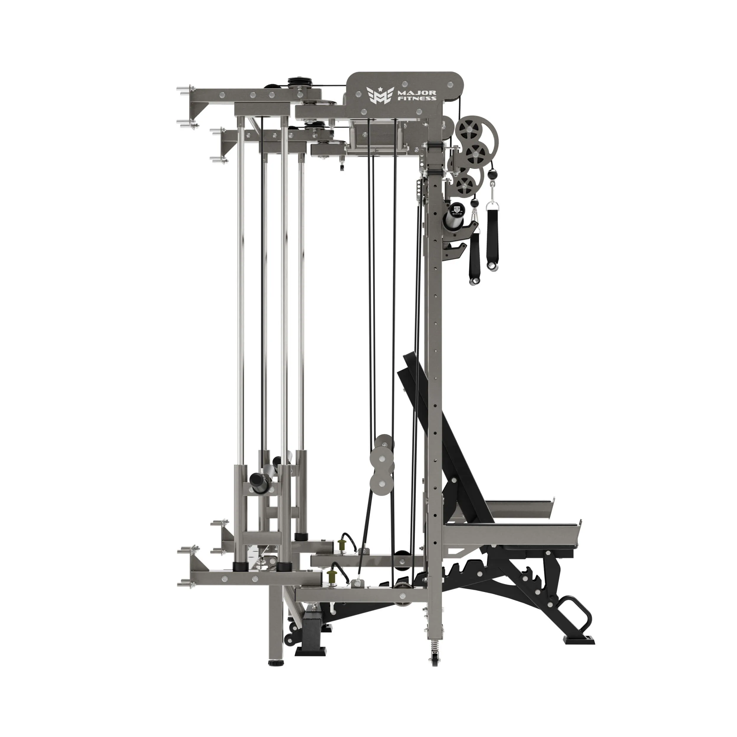MAJOR FITNESS All-In-One Home Gym Folding Power Rack Lightning F35