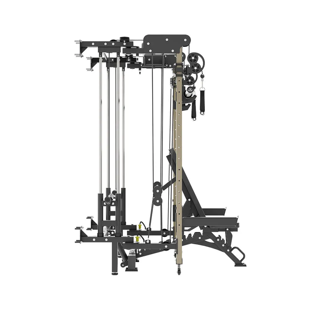 MAJOR FITNESS All-In-One Home Gym Folding Power Rack Lightning F35
