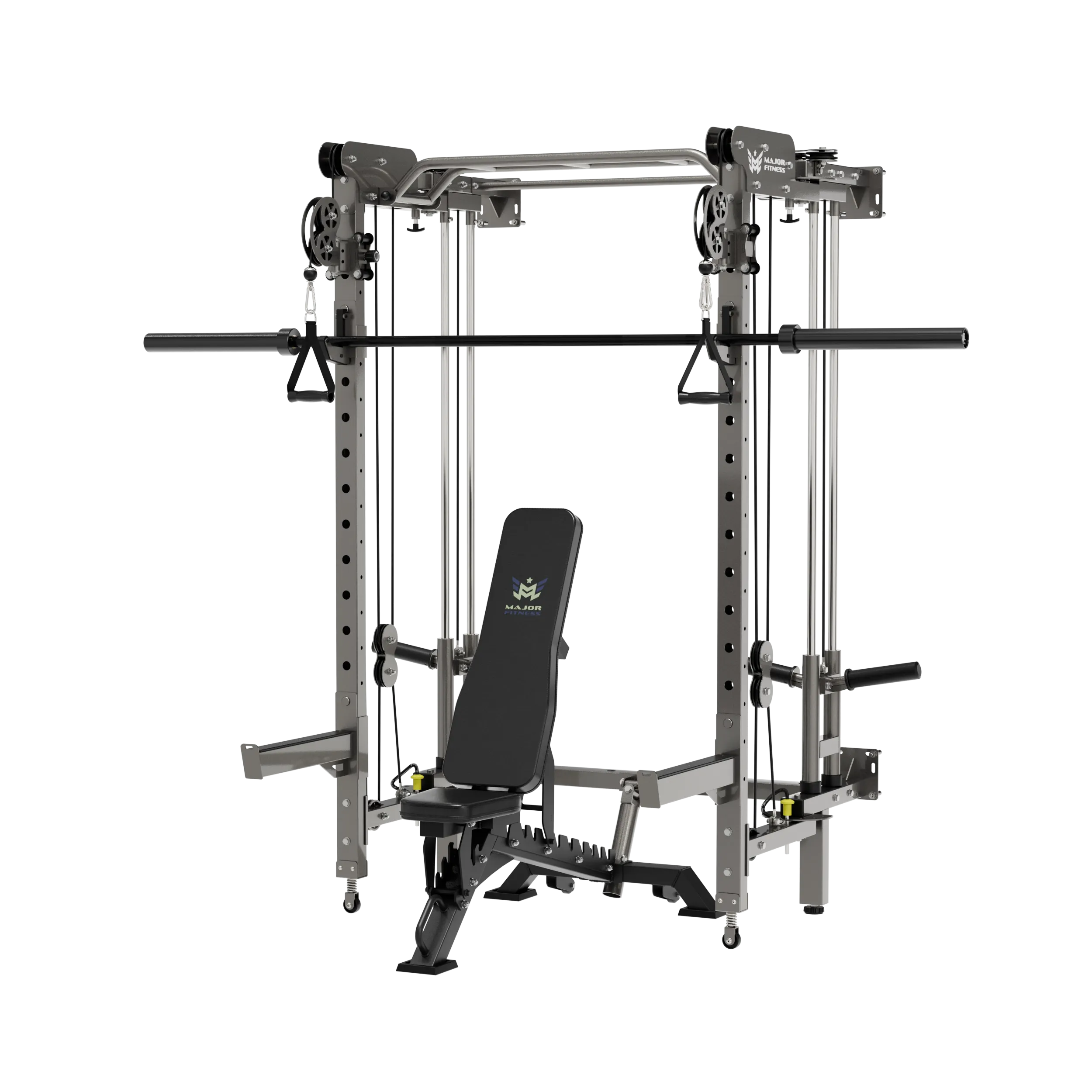 MAJOR FITNESS All-In-One Home Gym Folding Power Rack Lightning F35