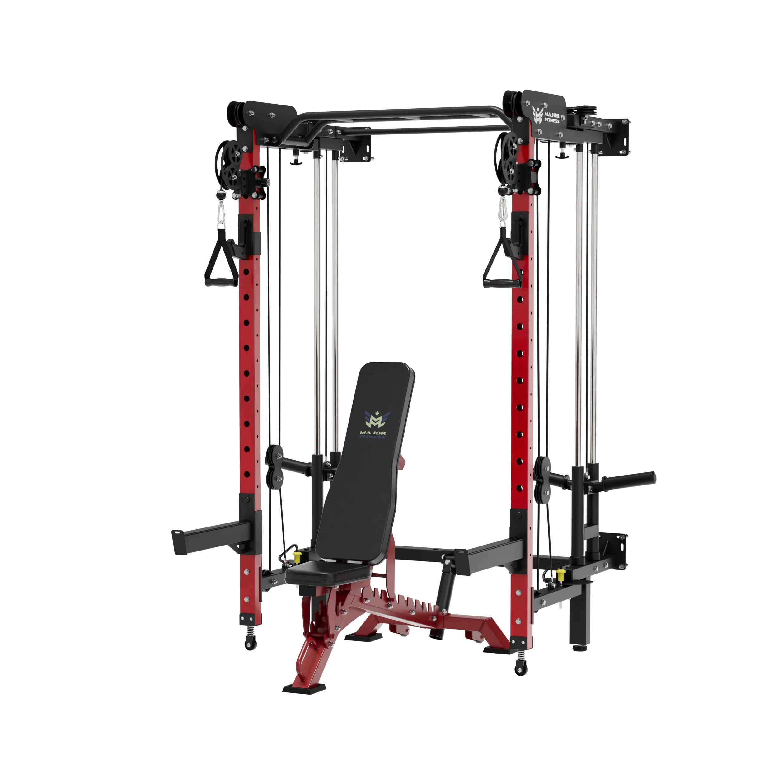MAJOR FITNESS All-In-One Home Gym Folding Power Rack Lightning F35
