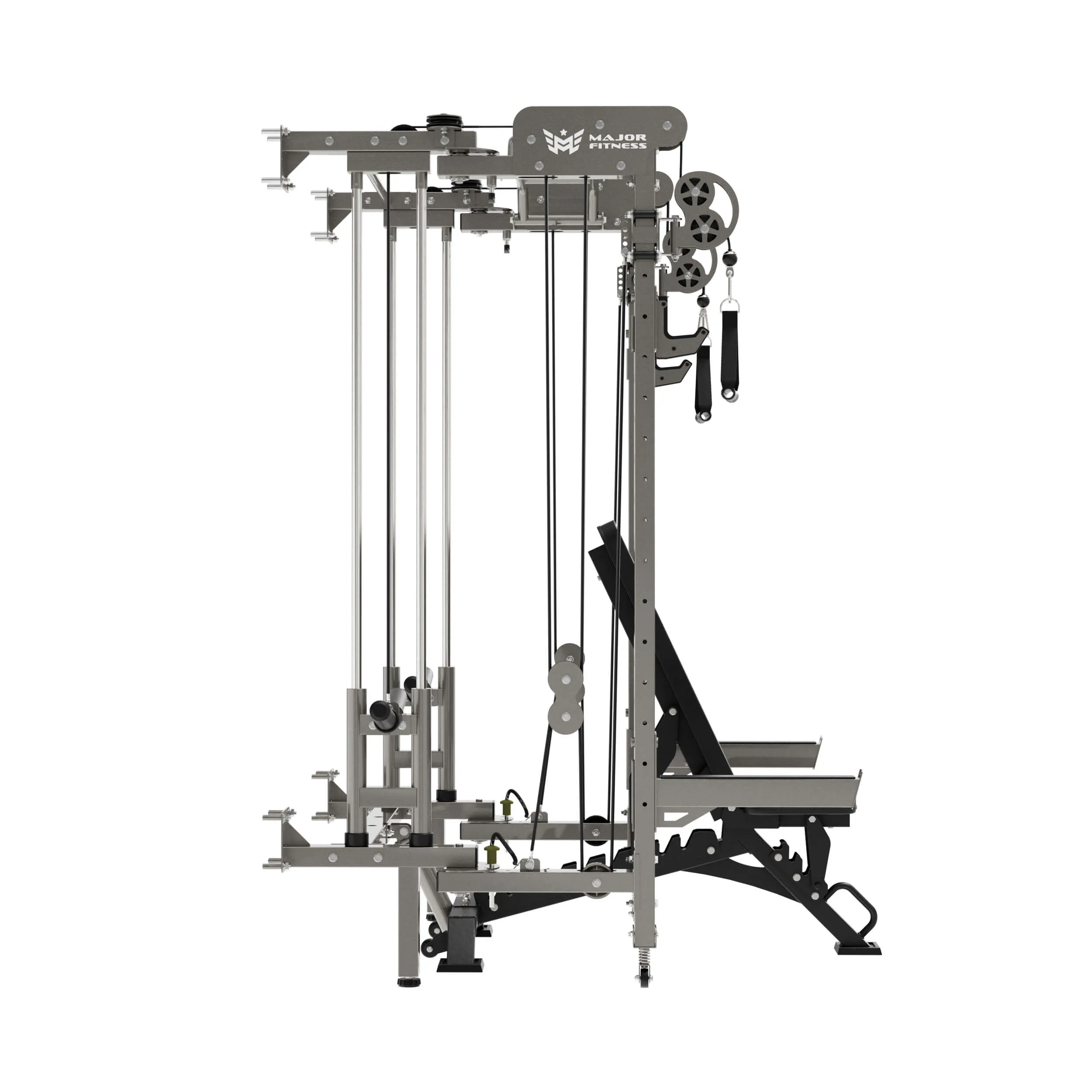 MAJOR FITNESS All-In-One Home Gym Folding Power Rack Lightning F35