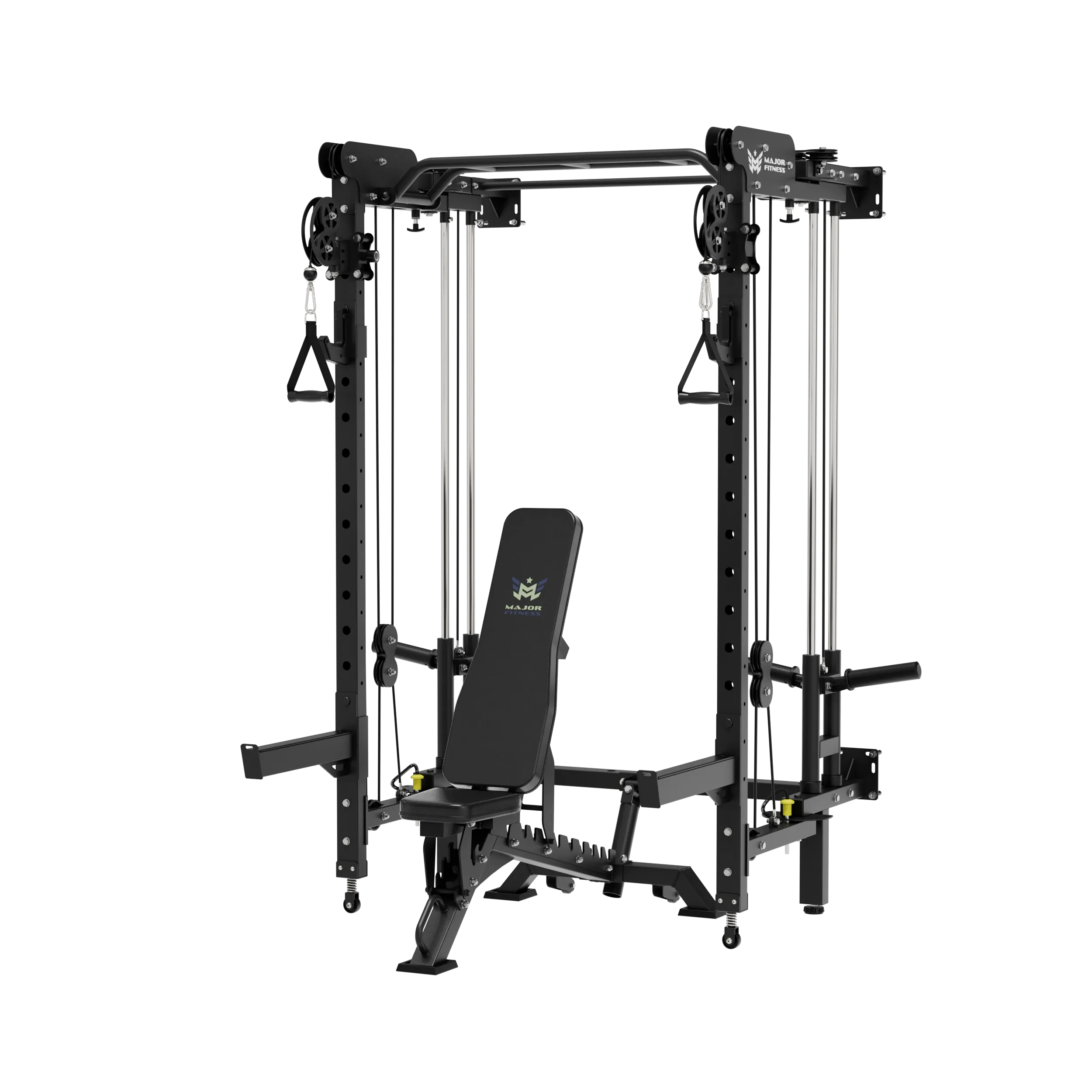 MAJOR FITNESS All-In-One Home Gym Folding Power Rack Lightning F35