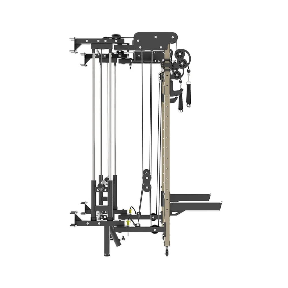 MAJOR FITNESS All-In-One Home Gym Folding Power Rack Lightning F35