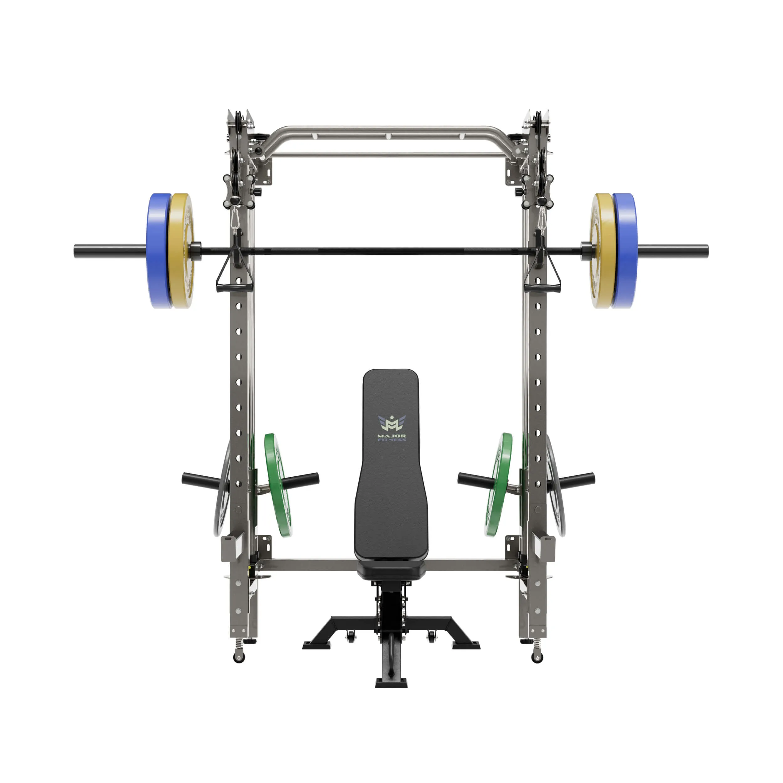 MAJOR FITNESS All-In-One Home Gym Folding Power Rack Lightning F35