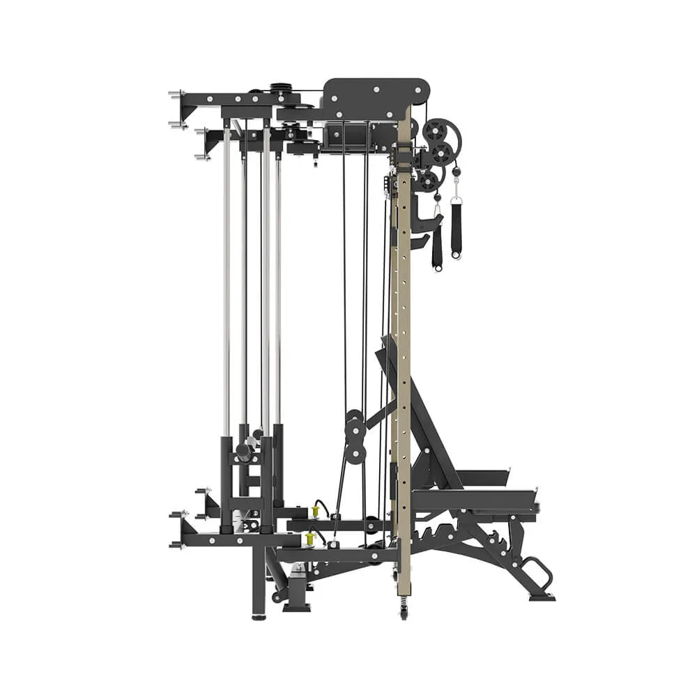 MAJOR FITNESS All-In-One Home Gym Folding Power Rack Lightning F35