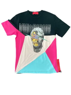Men VIE RICHE VR Golden Skull T-Shirt