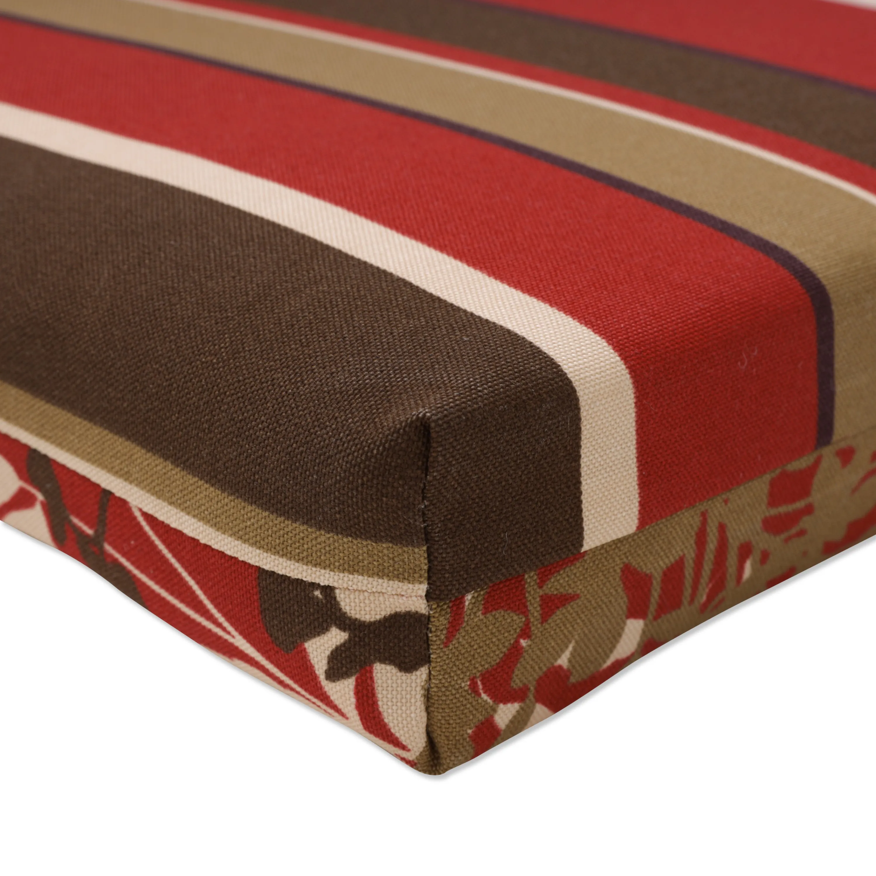 Monserrat / Montifleuri Sangria Red Squared Corners Seat Cushion 20X20X3 (Set Of 2)