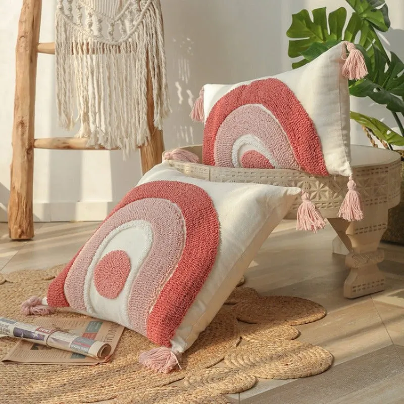 Moroccan Scatter Cushion - Warm Rainbow