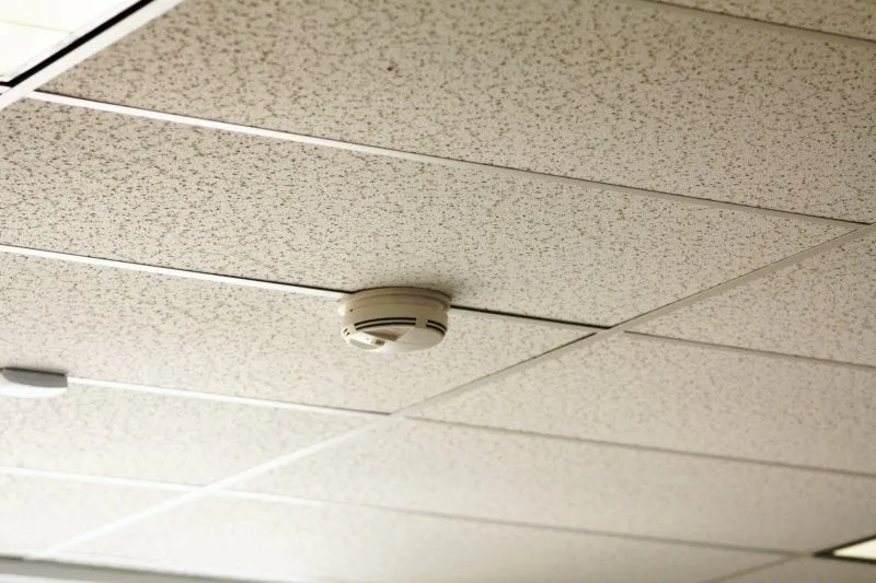 Night Vision [Side View] Smoke Detector 4K Hidden Camera DVR [A/C Powered]