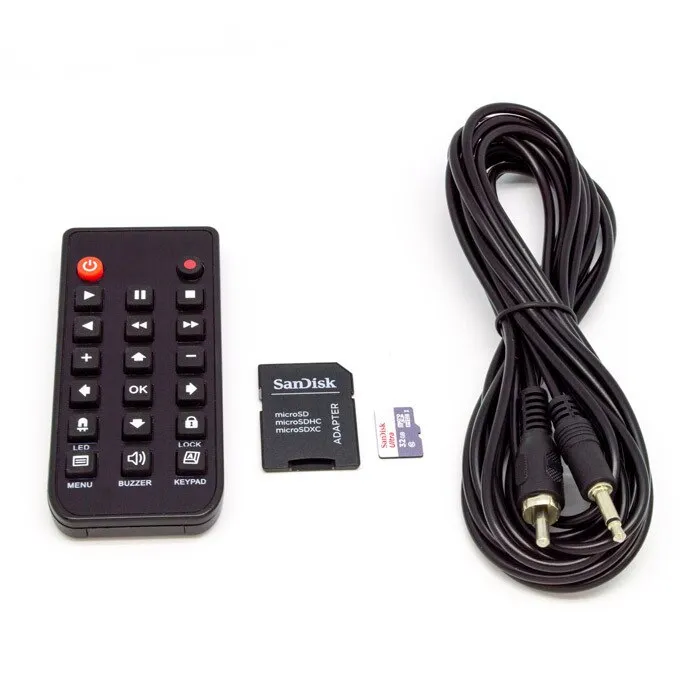 Night Vision [Side View] Smoke Detector 4K Hidden Camera DVR [A/C Powered]