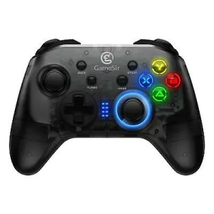 [OPEN BOX] GAMESIR T4 Wireless Gaming Controller, Rechargeable Dual Shock Gamepad Joystick, Semi-Transparent Design with LED Backlight
