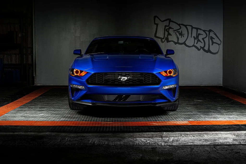 Oracle Headlight DRL   Halo Upgrade Kit Ford Mustang V6/GT/Shelby (15-17) [ColorSHIFT] w/ or w/o Controller