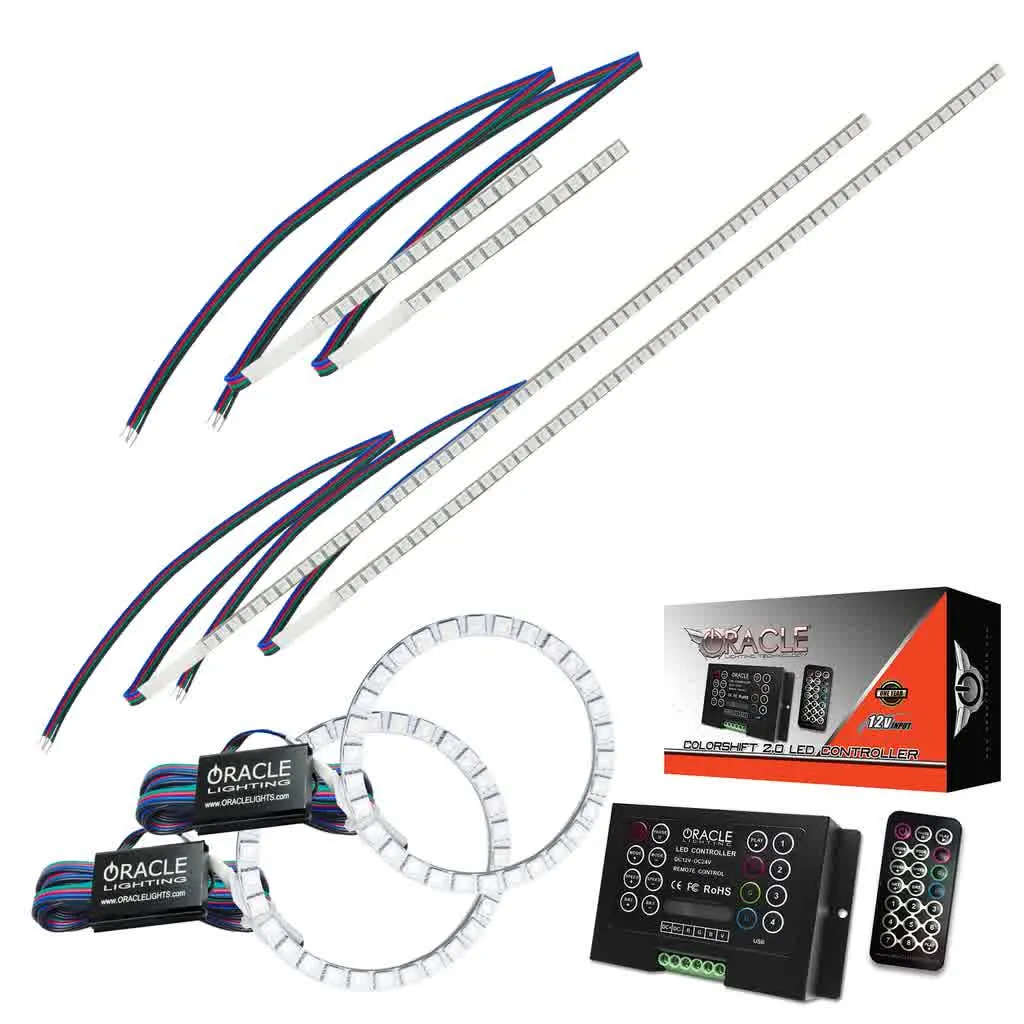 Oracle Headlight DRL   Halo Upgrade Kit Honda Ridgeline (16-18) [ColorSHIFT] w/ or w/o Controller