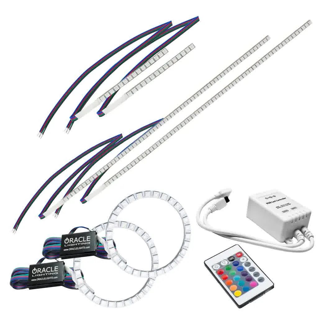 Oracle Headlight DRL   Halo Upgrade Kit Honda Ridgeline (16-18) [ColorSHIFT] w/ or w/o Controller