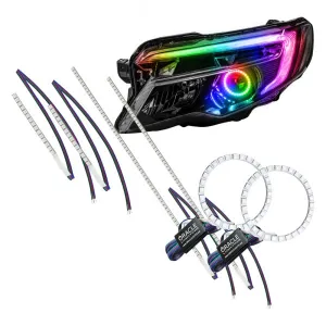 Oracle Headlight DRL   Halo Upgrade Kit Honda Ridgeline (16-18) [ColorSHIFT] w/ or w/o Controller