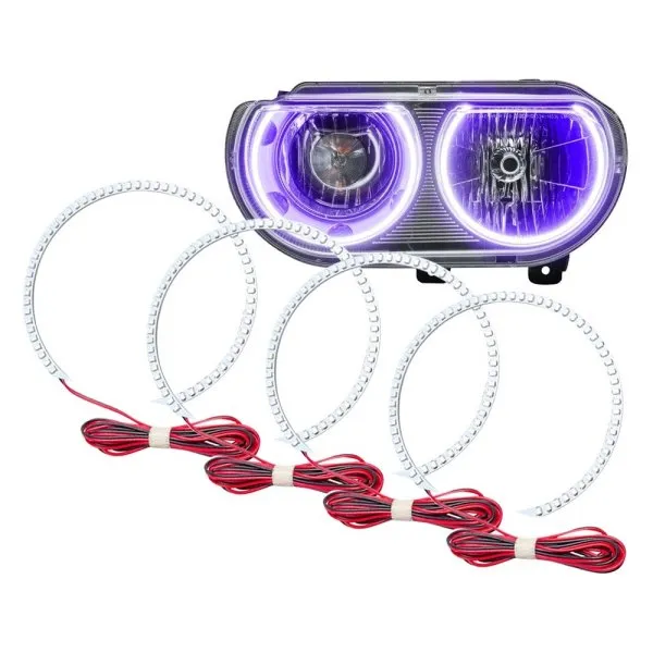 Oracle LED Headlight Halo Kit Dodge Challenger (2008-2014) Projector or Non-Projector Headlight