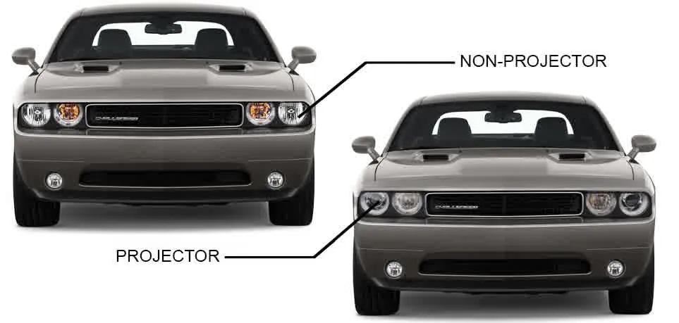 Oracle LED Headlight Halo Kit Dodge Challenger (2008-2014) Projector or Non-Projector Headlight