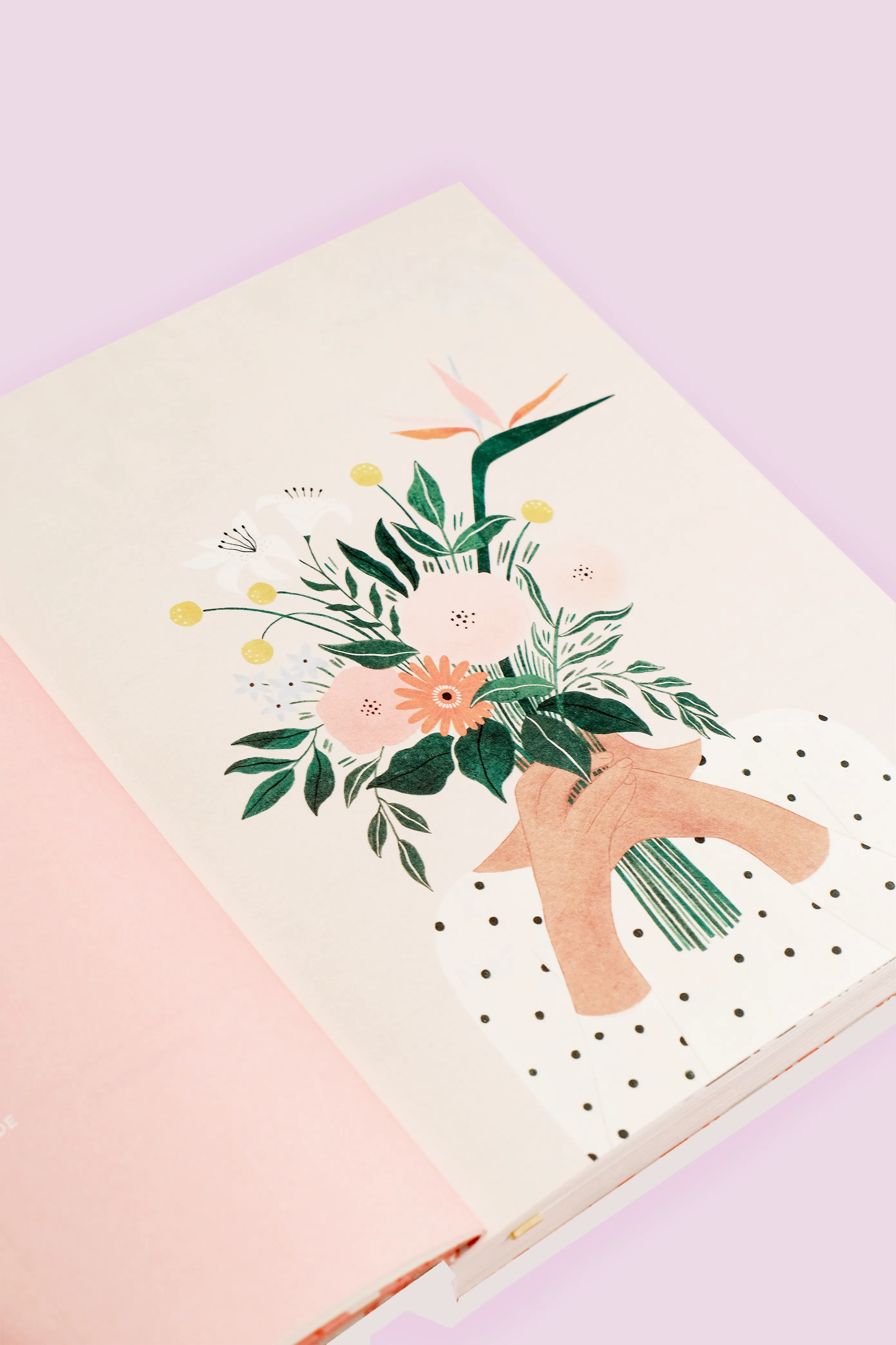 Orange Garden Hardbound Undated Planner