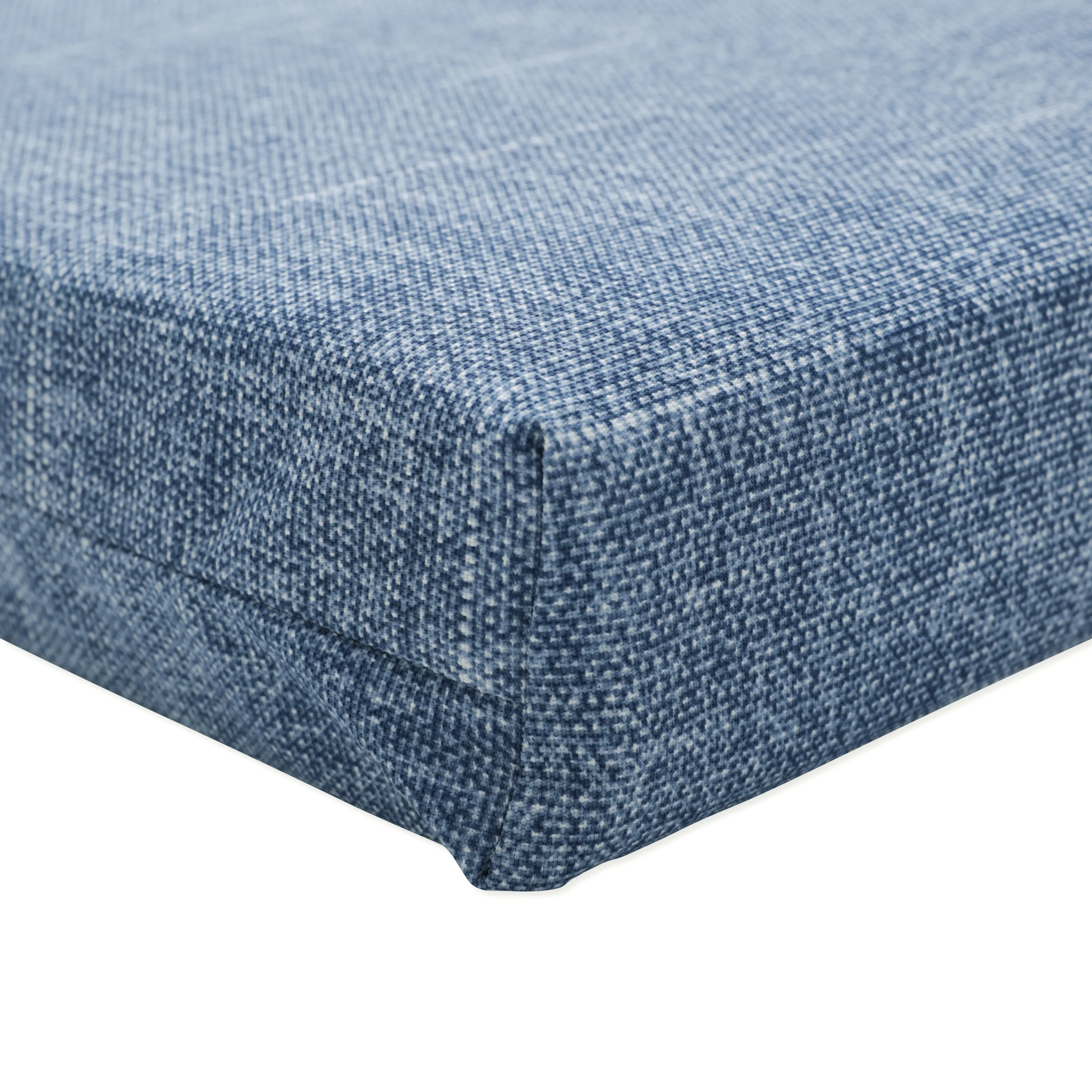 Outdoor/Indoor Tory Denim Squared Corners Seat Cushion 20x20x3 (Set of 2)