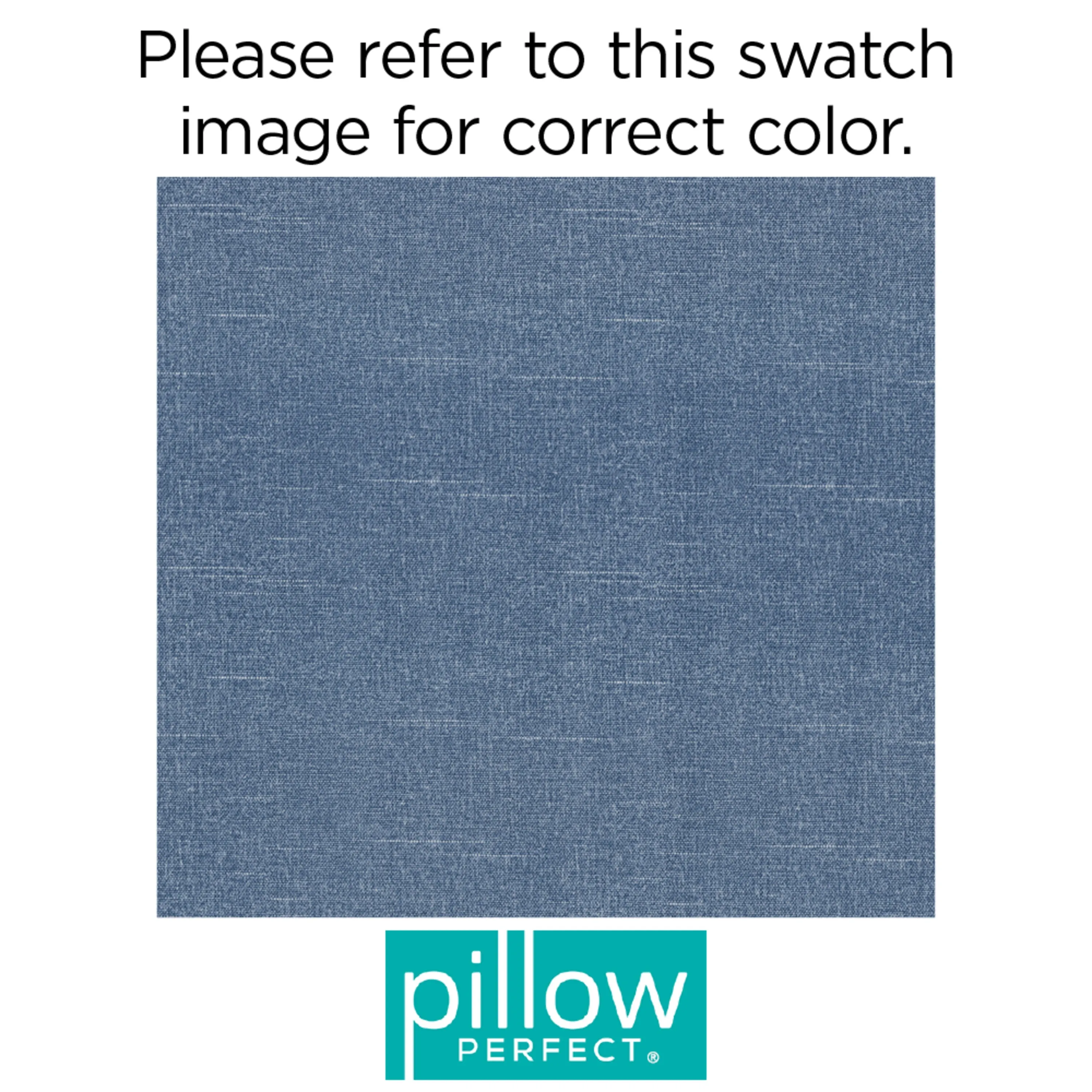 Outdoor/Indoor Tory Denim Squared Corners Seat Cushion 20x20x3 (Set of 2)