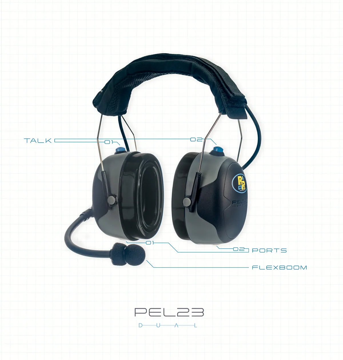 Peltor Two-way Dual Headset | Peltor Dual