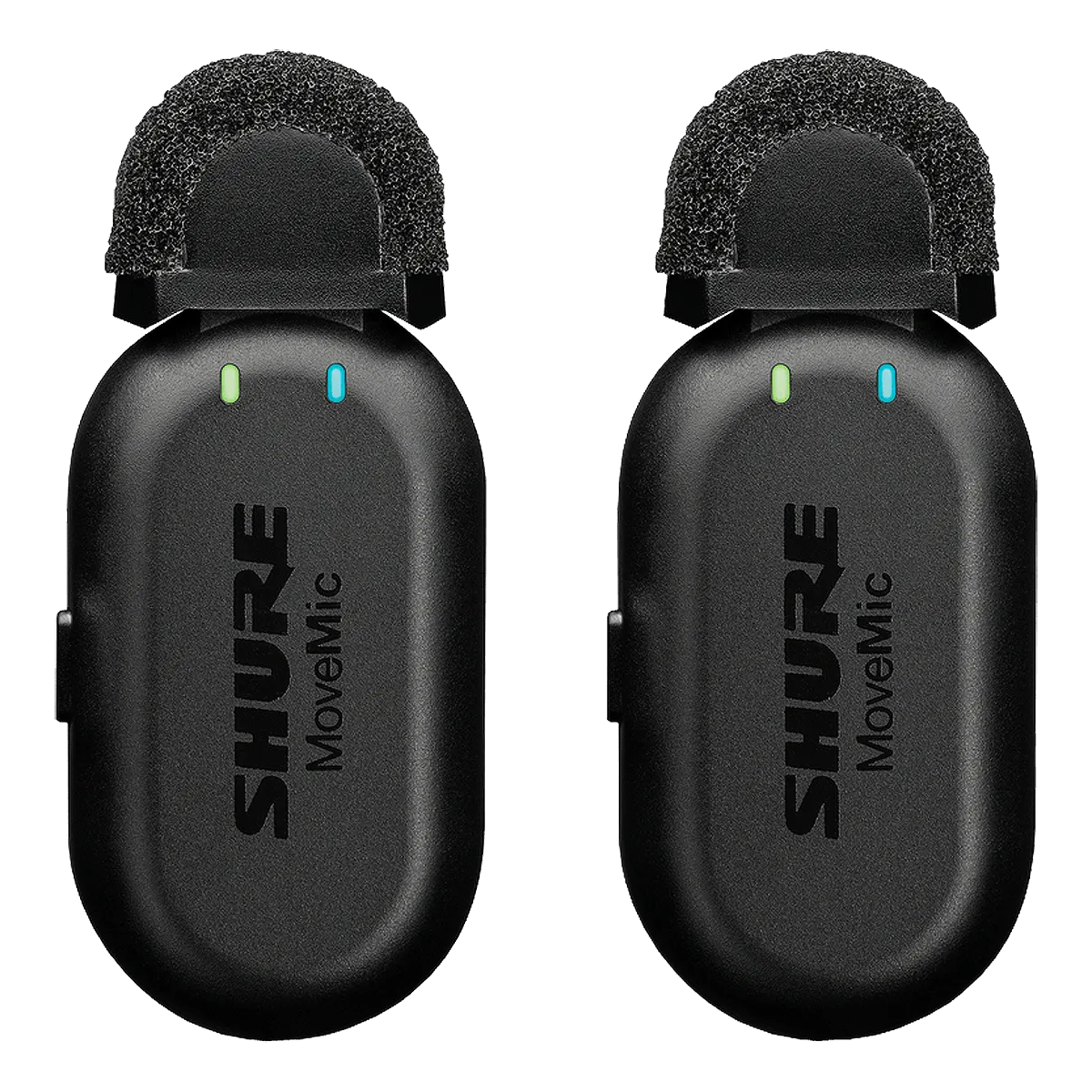 Shure MV-TWO-KIT-Z7 MoveMic Two Channel Wireless Lavalier Microphone System with Receiver