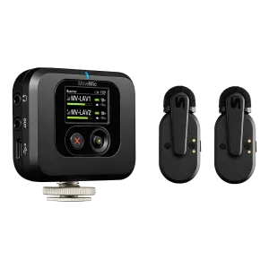 Shure MV-TWO-KIT-Z7 MoveMic Two Channel Wireless Lavalier Microphone System with Receiver