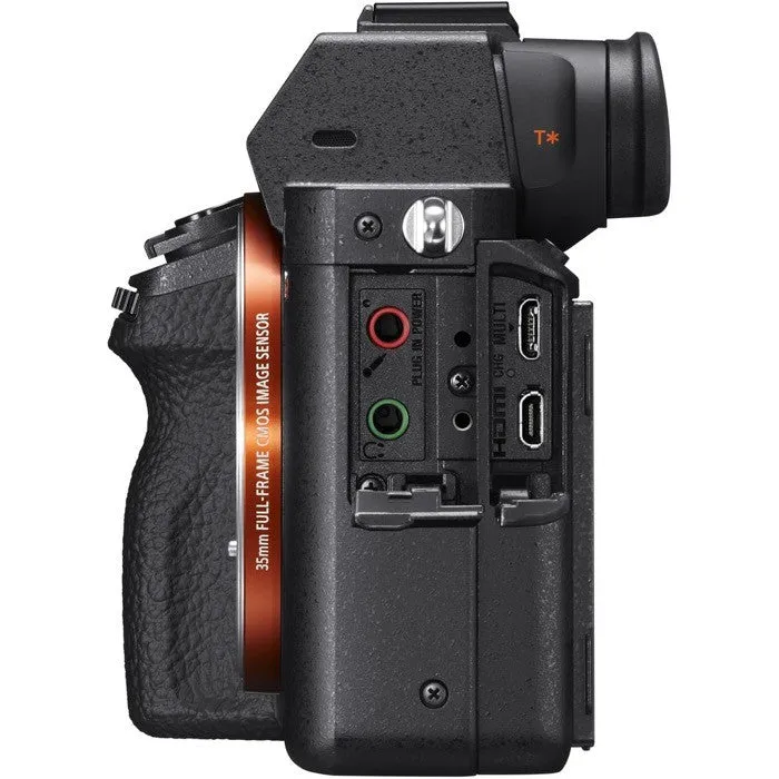 Sony Alpha a7R II Mirrorless Digital Camera (Body Only) with Tascam DR-10SG Portable Stereo Recorder