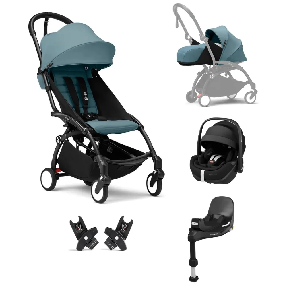 Stokke YoYo3 0 , 6  & Maxi Cosi Pebble 360 Pro Bundle