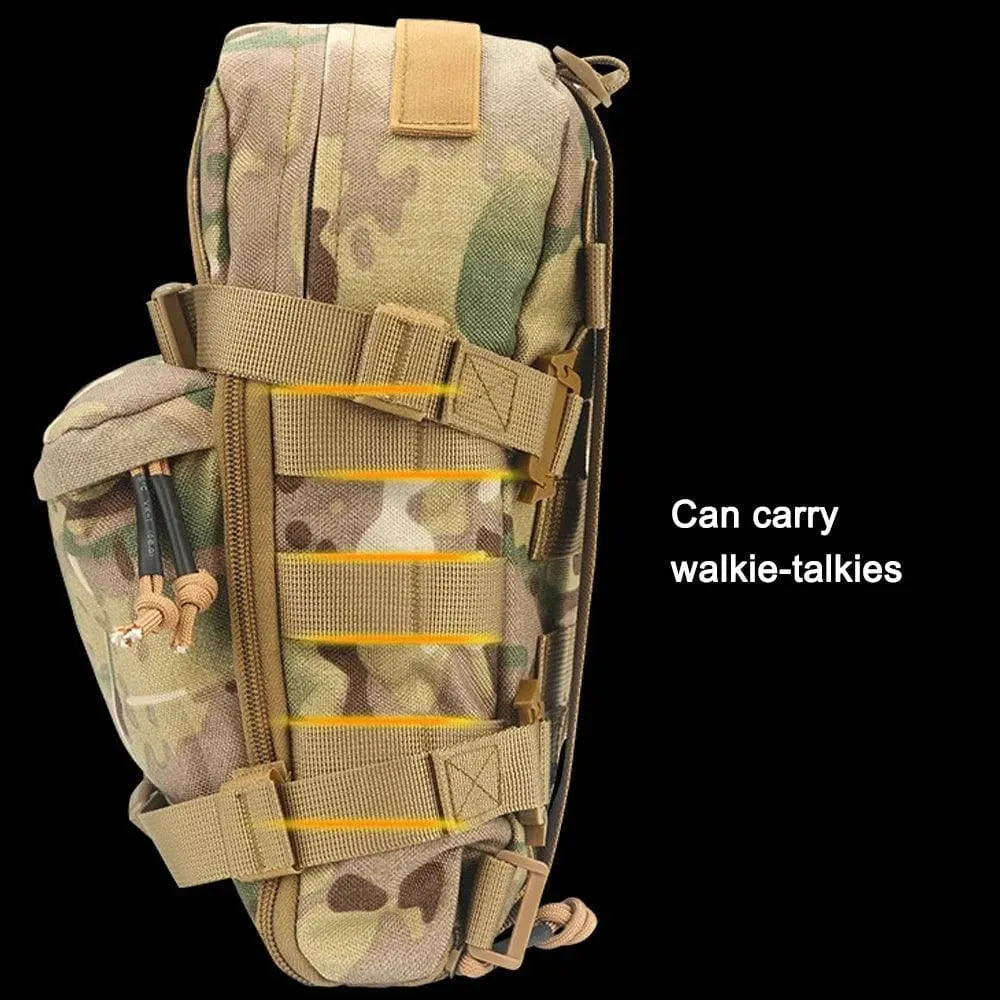 Tacticals Backpack Lightweight Hydration Pack Water Bladder Carriers 1000D Oxford Cloth for Outdoor Camping Climbing Huntings