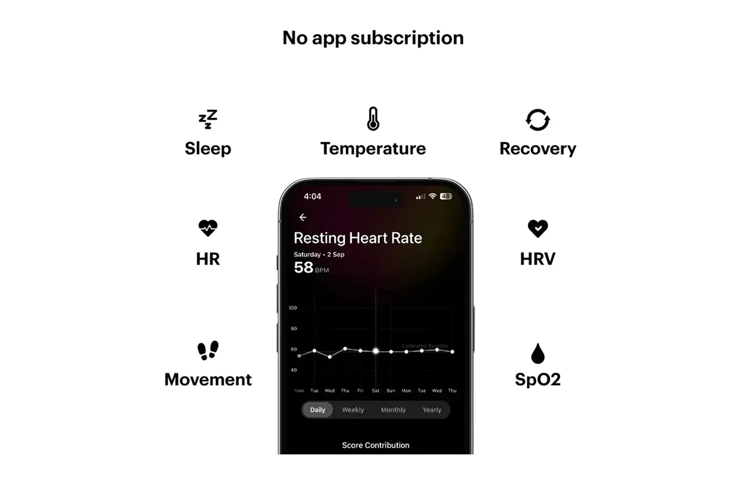 Ultrahuman Air Smart Ring | Size 9 | Aster Black
