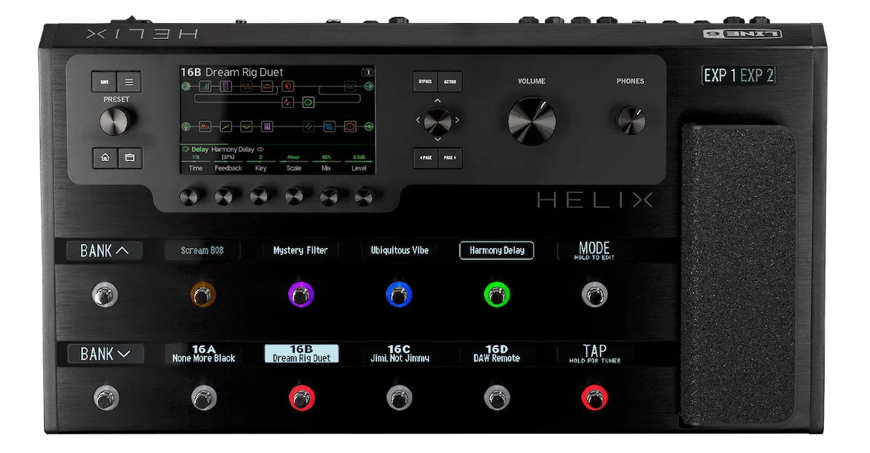 USED Line 6 Helix Floor Guitar Processor