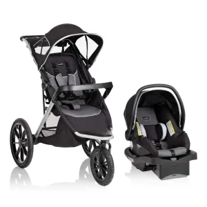 Victory Plus Jogger Stroller Travel System - Grey/Black