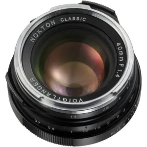 Voigtlander Nokton Classic 40mm f/1.4 MC Lens